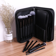 Load image into Gallery viewer, DUcare All-Black 29 Pockets Business Makeup Brush Bag (BG09)