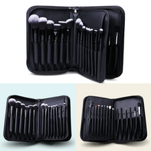 Load image into Gallery viewer, DUcare All-Black 29 Pockets Business Makeup Brush Bag (BG09)