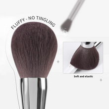 Load image into Gallery viewer, DUcare White 9Pcs Face & Eye Brush Set with Holder (D901)