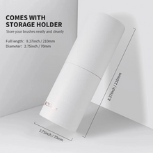 Load image into Gallery viewer, DUcare White 9Pcs Face & Eye Brush Set with Holder (D901)