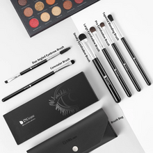 Load image into Gallery viewer, DUcare Agate Black 6Pcs Eye Brush Set (DF0601)