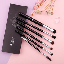 Load image into Gallery viewer, DUcare Agate Black 6Pcs Eye Brush Set (DF0601)