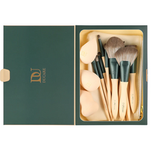 Load image into Gallery viewer, DUcare Mojito Face & Eye Makeup Brush Set / Mini Travel Brush Set (DF0557)