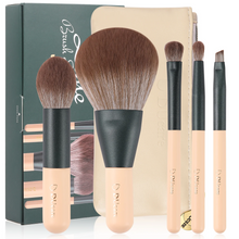Load image into Gallery viewer, DUcare Mojito Face & Eye Makeup Brush Set / Mini Travel Brush Set (DF0557)