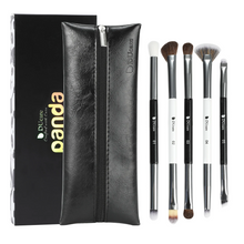 Load image into Gallery viewer, DUcare Panda 5Pcs Dual-ended Eye Travel Brush Set (DF1063)