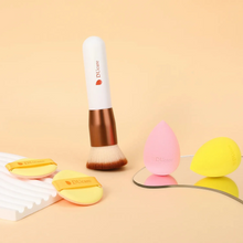 Load image into Gallery viewer, DUcare Single Kabuki Foundation Brush Makeup Sponge Set (5PC)