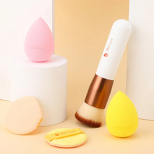 Load image into Gallery viewer, DUcare Single Kabuki Foundation Brush Makeup Sponge Set (5PC)