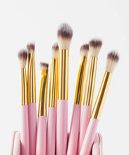 Load image into Gallery viewer, BH Cosmetics - Studded Elegance 12 Piece Brush Set with a Brush Stand