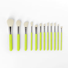 Load image into Gallery viewer, BH Cosmetics Color Festival 12 Piece Brush Set with Angled Brush Holder
