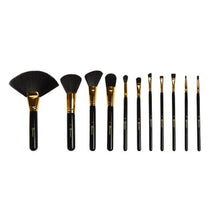 Load image into Gallery viewer, BH Cosmetics Dot Collection 11 Pcs Brush Set - Black