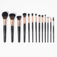 Load image into Gallery viewer, BH Signature Rose Gold 13 Piece Brush Set with Holder