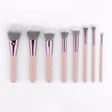 Load image into Gallery viewer, BH Cosmetics - Opallusion: Dreamy 8 Piece Brush Set with a Zip Bag