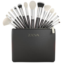 Load image into Gallery viewer, ZOEVA 15 pcs Brush Set with a Zip Bag
