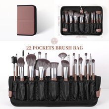 Load image into Gallery viewer, DUCare Chocolate Life 22-Piece Face &amp; Eye Makeup Brush Set (D2205)

