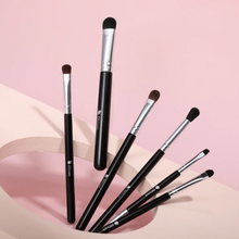 Load image into Gallery viewer, DUcare Agate Black 6Pcs Eye Brush Set (DF0601)
