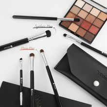 Load image into Gallery viewer, DUcare Agate Black 6Pcs Eye Brush Set (DF0601)
