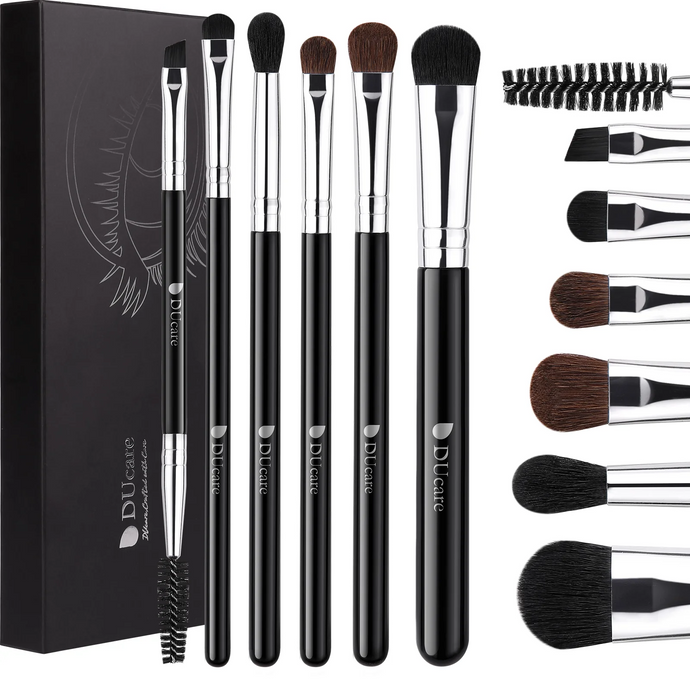 DUcare Agate Black 6Pcs Eye Brush Set (DF0601)