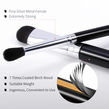 Load image into Gallery viewer, DUcare Agate Black 6Pcs Eye Brush Set (DF0601)
