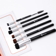 Load image into Gallery viewer, DUcare Agate Black 6Pcs Eye Brush Set (DF0601)

