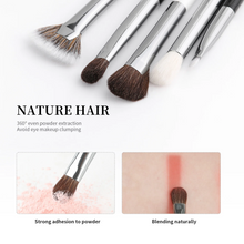 Load image into Gallery viewer, DUcare Panda 5Pcs Dual-ended Eye Travel Brush Set (DF1063)
