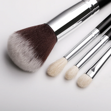Load image into Gallery viewer, DUcare Classic Black Essential Face &amp; Eye Brush Set (15PC) (DF1503)
