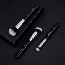 Load image into Gallery viewer, DUcare Panda Black &amp; White Daily Need 3-Piece Face Brush Set (DU-DS0305)
