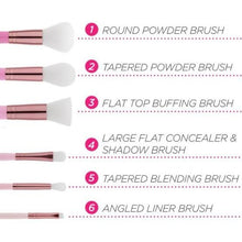 Load image into Gallery viewer, Bh Cosmetics Mini Pink Perfection Brush Set
