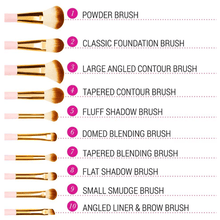 Load image into Gallery viewer, BH Cosmetics - Pink Perfection 10 Piece Brush Set with a box
