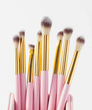 Load image into Gallery viewer, BH Cosmetics - Pink Studded Elegance 12 Piece Brush Set with a Brush Stand
