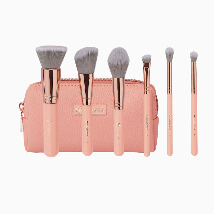 BH Cosmetics - Petite Chic 6 Piece Mini Brush Set with a Zip Bag