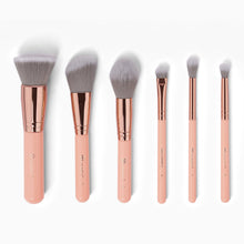 Load image into Gallery viewer, BH Cosmetics - Petite Chic 6 Piece Mini Brush Set with a Zip Bag
