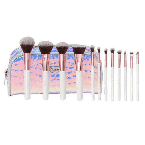 BH Cosmetics Crystal Quartz 12 Piece Brush Set And Bag