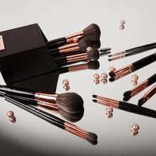 Load image into Gallery viewer, BH Signature Rose Gold 13 Piece Brush Set with Holder
