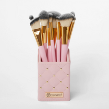 Load image into Gallery viewer, BH Cosmetics - Pink Studded Elegance 12 Piece Brush Set with a Brush Stand
