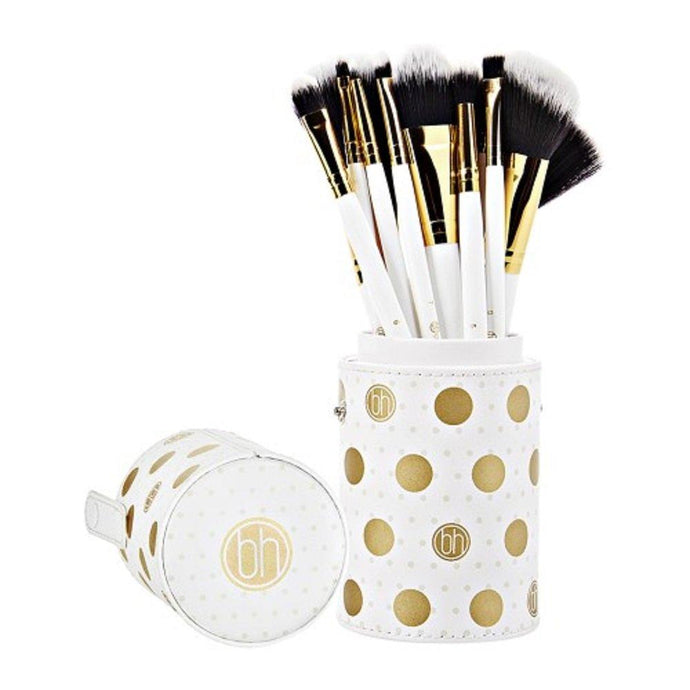 BH Cosmetics Dot Collection 11 Pcs Brush Set - White